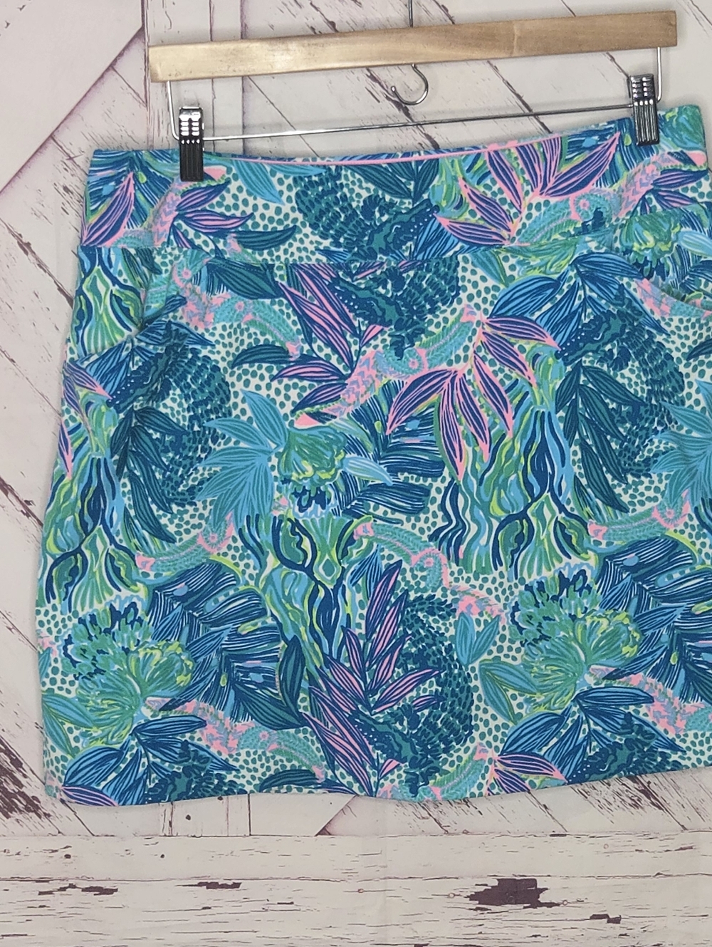 Lilly Pulitzer Luxletic Monica Skort Tropical Floral - Picture 3 of 4